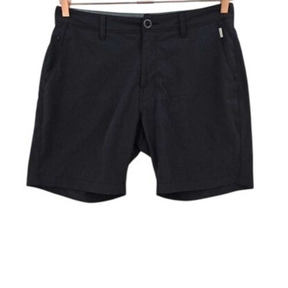 7 Diamonds Mens 32 Aeroplane Performance Shorts in Black